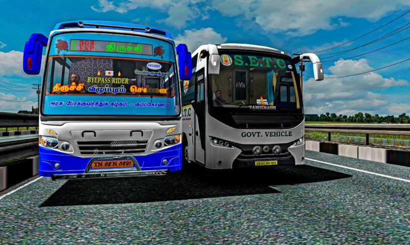 Bus Driver's Amazing Reaction to a Near-Miss Accident!eurotruck Simulator 2 tamil #ets2 #busgame