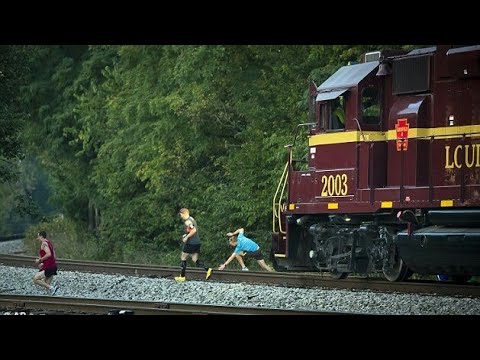 People Almost Getting Hit by Trains Compilation