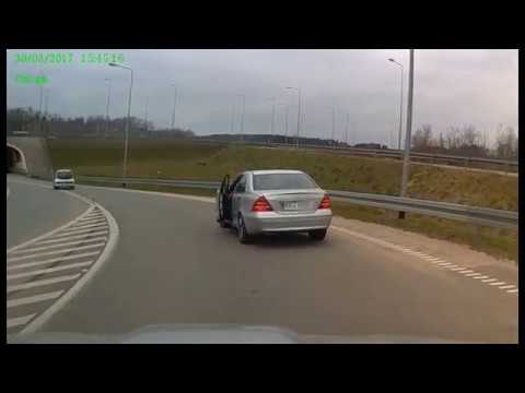 Road Rage in Gdansk, Poland 30.03.2017