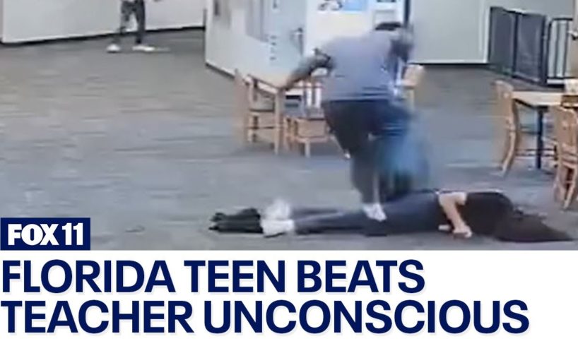 Florida teen beats teacher unconscious because she took away his Nintendo Switch