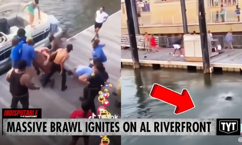 MASSIVE Brawl Ignites After White Boaters Jump Black Worker