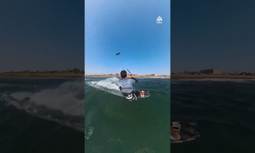 Person Performs Tricks While Kitesurfing | People Are Awesome