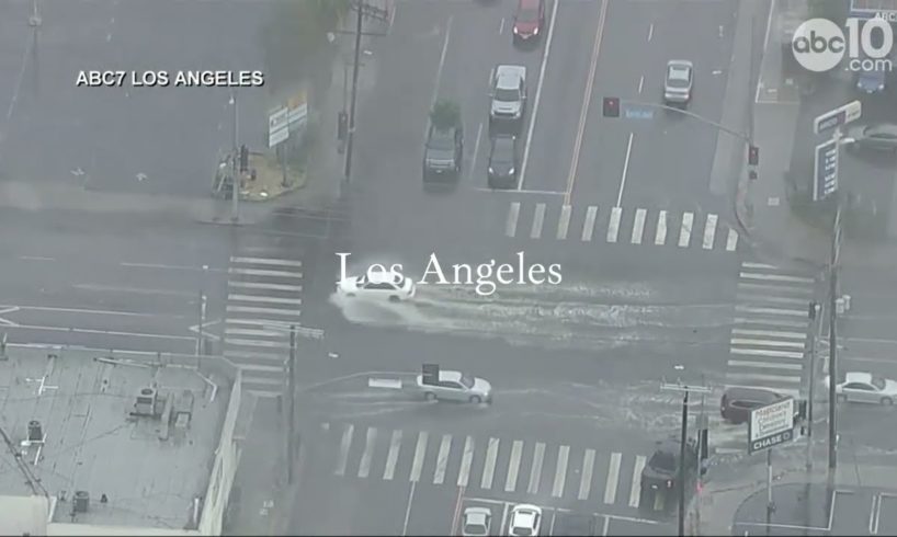 Tropical Storm Hilary flooding in Southern California | Raw Video