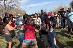 fight breaks out at park nd chill         (must watch till the end)