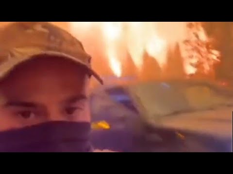 Arsonist Caught On Camera - BC Forest Fires