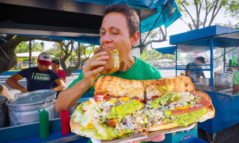 Guatemala Street Food Tour!! 🇬🇹 CRAZIEST HOT DOGS in the World in Guatemala City!