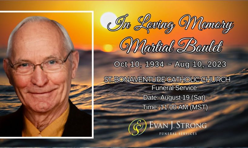 Martial Boulet - Funeral Service Live Stream