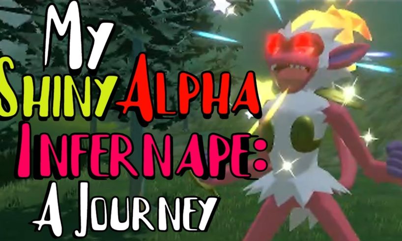 My Shiny ALPHA Infernape: A Journey | Pokemon Legends Arceus Shiny Pokemon Reaction Compilation