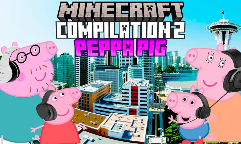 Peppa Pig Play Minecraft Compilation 2