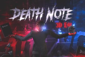 World of Death Note to life in stunning 3D using Blender! 💀🔮 @Gautamvfx665