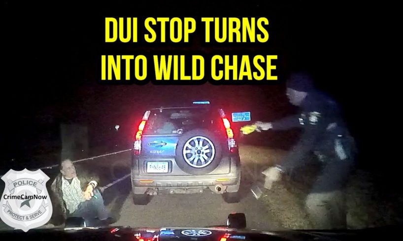 DUI Traffic Stop Escalates into Wild Police Pursuit