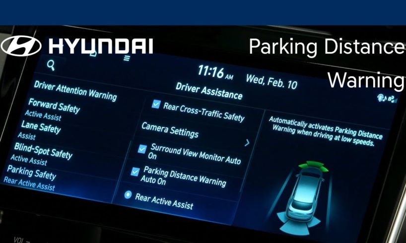 Forward/Reverse Parking Distance Warning | Hyundai