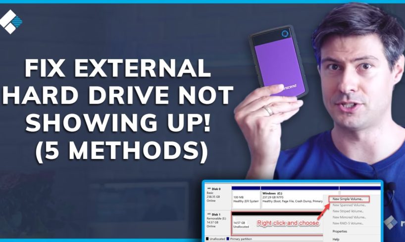 How to Fix External Hard Drive Not Showing Up