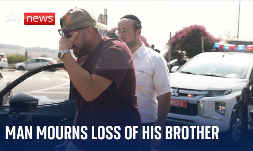 Israel-Hamas war: Man mourns loss of brother after getting caught in shootout