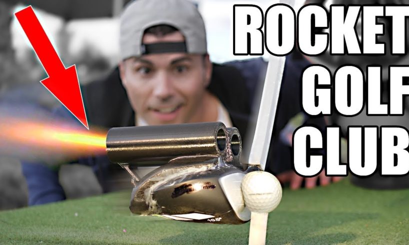 Rocket Powered Golf Club at 100,000 FPS