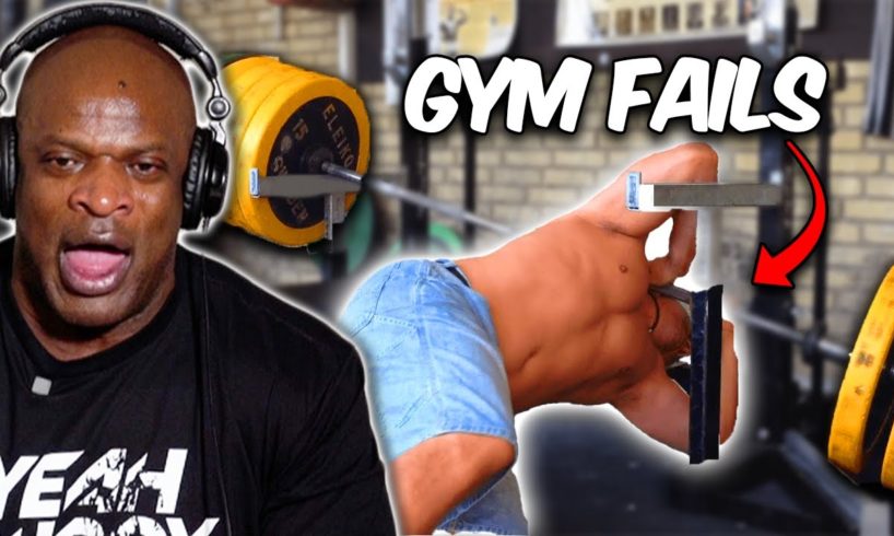 Ronnie Coleman REACTS to Near Death Gym Fails!!