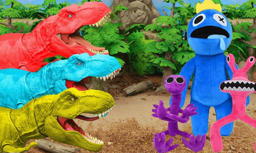 FPS Avatar Jurassic Park Rescues Rainbow Friends and Fights Dinosaurs-Animal Revolt Battle Simulator