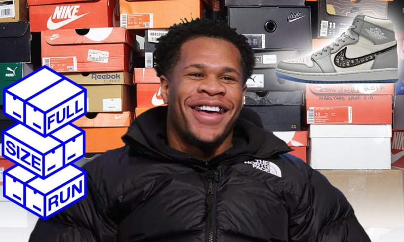 Devin Haney Resold Floyd Mayweather's Dior Air Jordans | Full Size Run