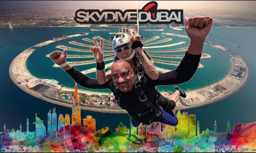 Skydive Dubai: Epic 13,000 Feet Freefall in 4K | Extreme Sports Adventure | 2023