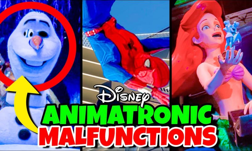 Top 10 Disney Fails & Animatronic Malfunctions Pt 15