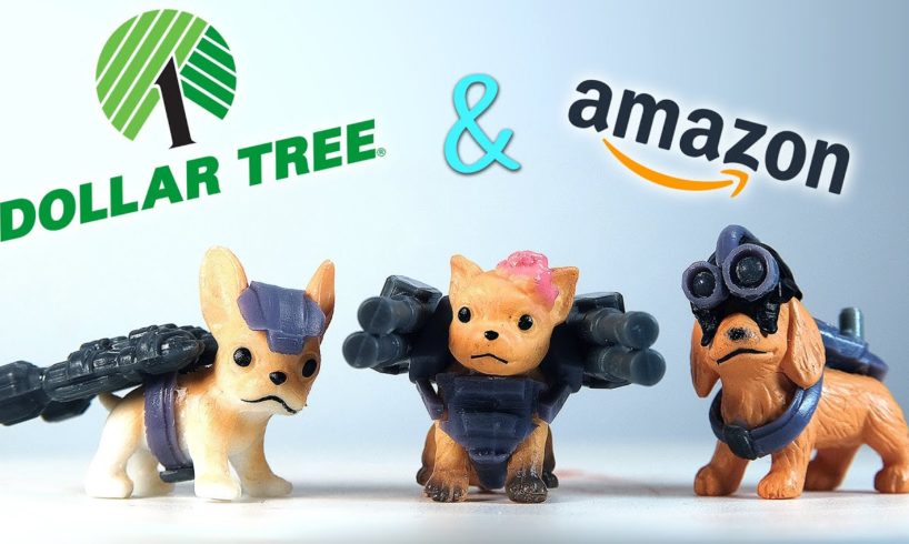 I weaponized these cute puppies. | Dollar Tree + Amazon Kitbash