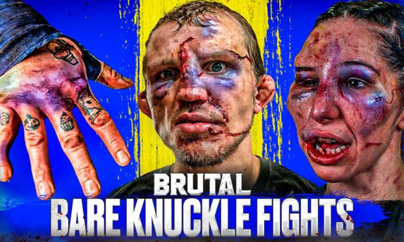 The Most Brutal Bare Knuckle Fights & Knockouts Of All Time