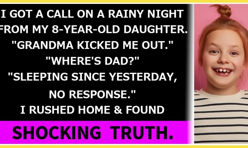 【Compilation】 I got a call on a rainy night from my 8-year-old daughter. "grandma kicked me out"Why?