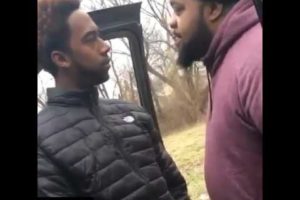 DETROIT GOONS CONFRONT THE GUYS THAT BROUGHT RICO RECKLEZZ TO DETROIT ( HOOD SHIT ) RAP BEEF