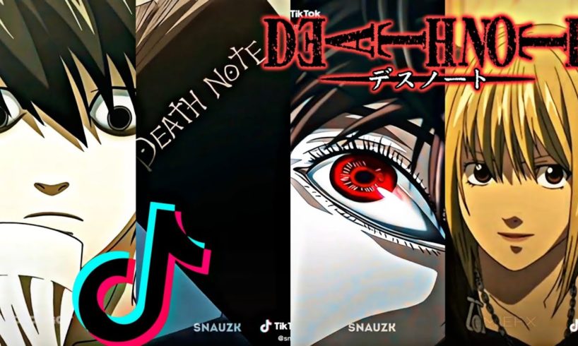 Death Note Tiktok Compilation | part #1