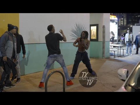 Fight Breaks out Downtown Austin TX 1-6-2024