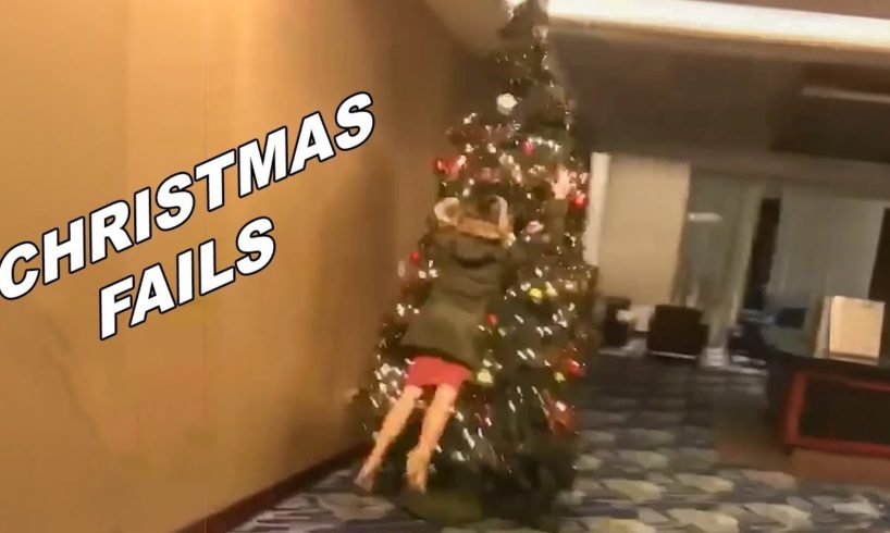 TRY NOT TO LAUGH WATCHING FUNNY CHRISTMAS FAILS VIDEOS 2023