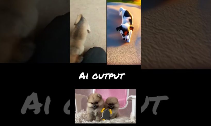 AI Out Put Cute Puppies #shorts #ai