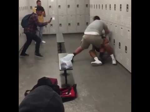 Teenagers fighting