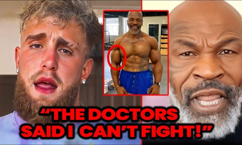 AN ANGRY Mike tyson reacts to JAKE PAUL'S FAKE INJURY TO AVOID THEIR FIGHT!press conference 2024