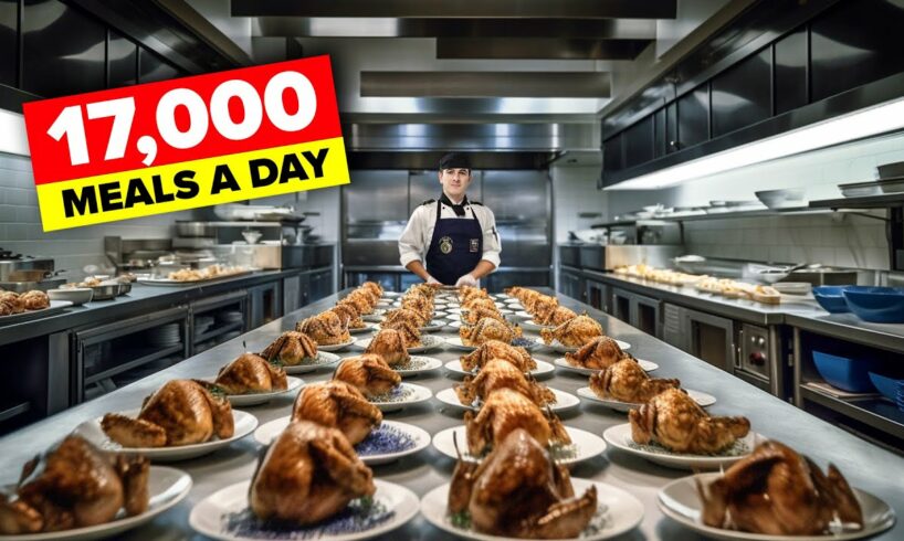 How Aircraft Carriers Prepare 17,000 Meals a Day - COMPILATION