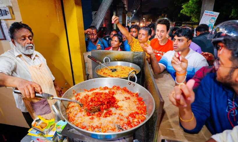 Indian Street Food in Mysore!! CRAZY FOOD TOUR in Mysore, India!