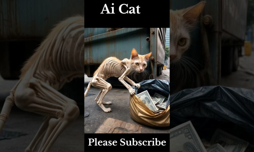 Poor Cat Rescue 🥺😥😭 #shorts #cat #catlover #kitten #ai #ytshorts #youtubeshorts #funnycats #short