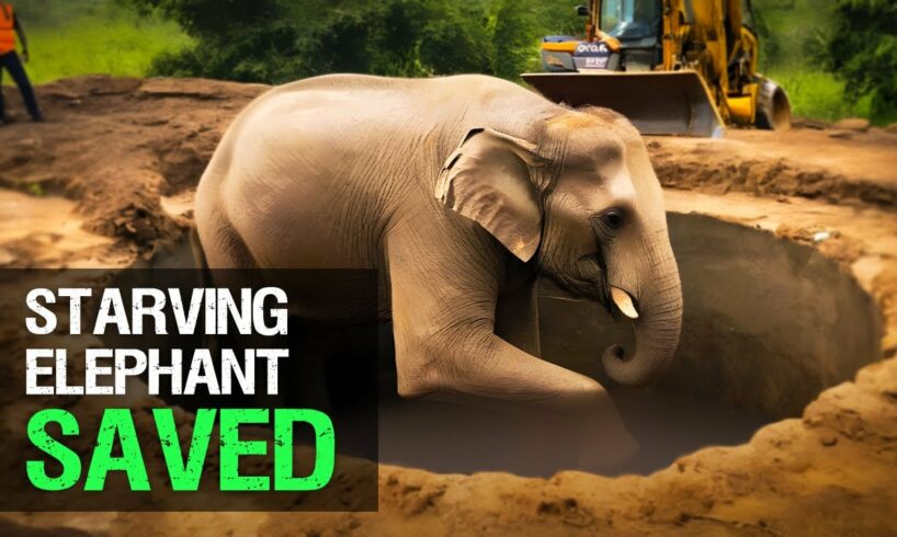 Starving Elephant SAVED in Abandoned Well | Rescue Animals