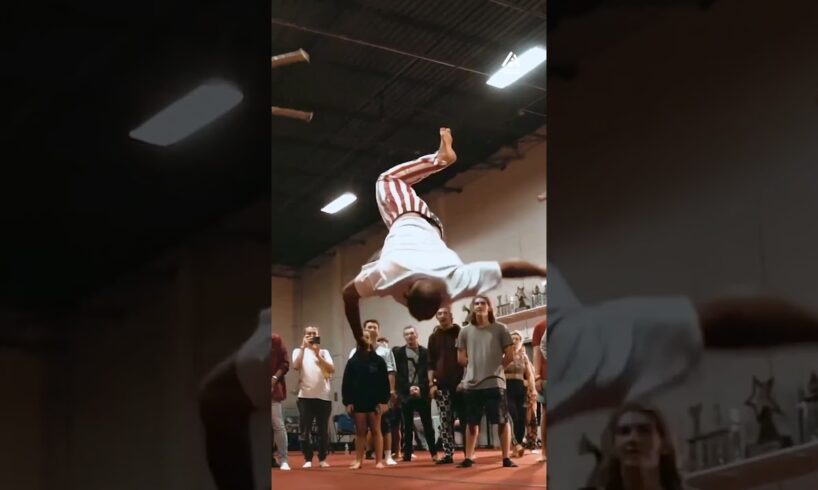 Tricking Athlete Performs 16 Backflips in Row | People are Awesome