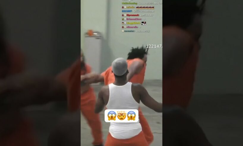 AGENT FIGHTS A PRISONER IN JAIL!🤯 #agent0 #amp #twitch #kaicenat