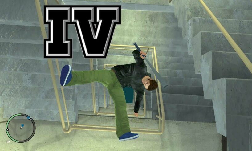 GTA IV - Stairwell of Death Compilation #14 [1080p]