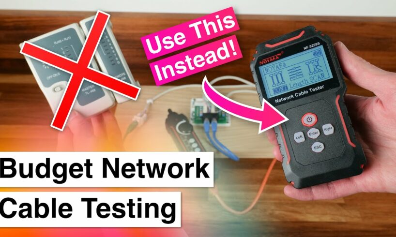 This Budget Network Cable Tester is AWESOME! - Noyafa NF-8209S