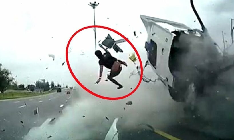 TOP MISS CAPTURED - Ultimate Near Death Video Compilation 2024- CAR CRASHING COMPILATION #1