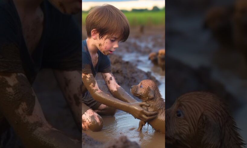 Boy rescues puppy in pok 9