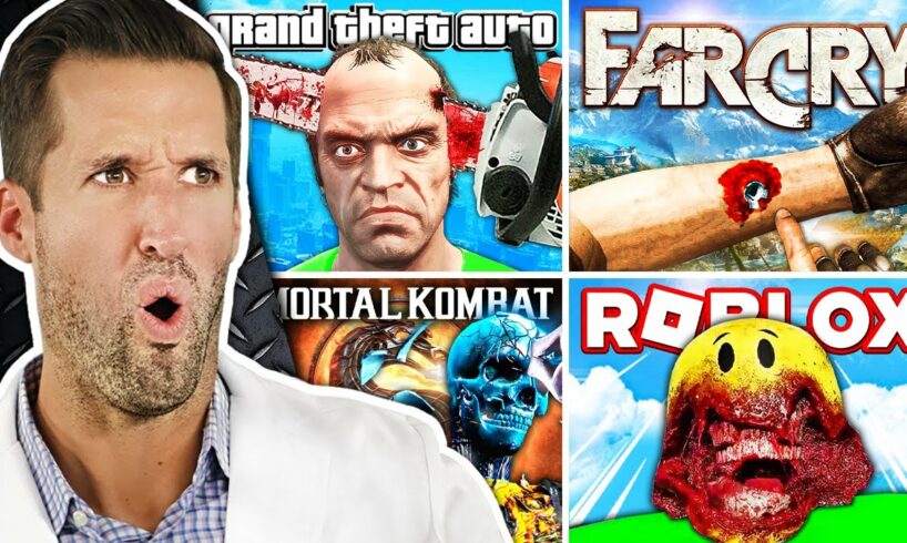 Doctor ER Reacts to Medical Video Games | Compilation