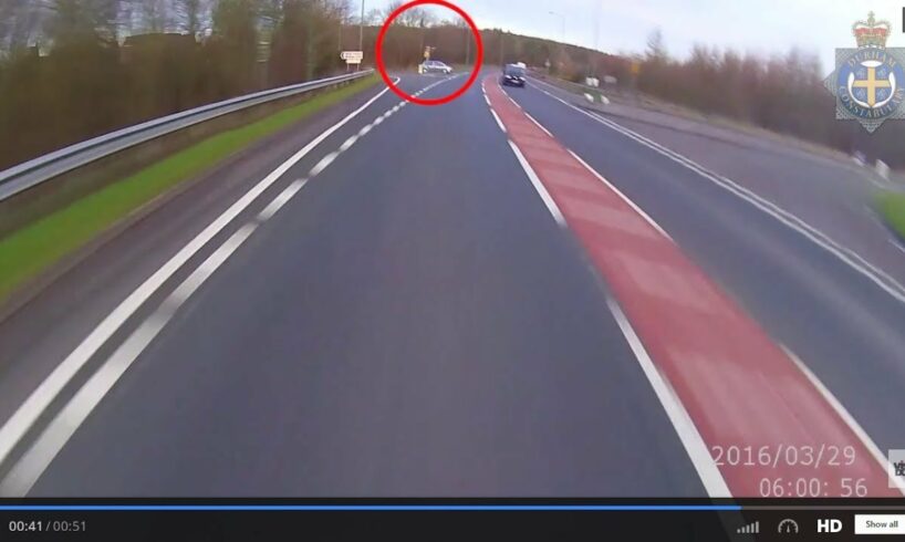 Footage of fatal motorcycle collision released to urge drivers to be more careful