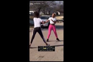 Hood Girl Fight