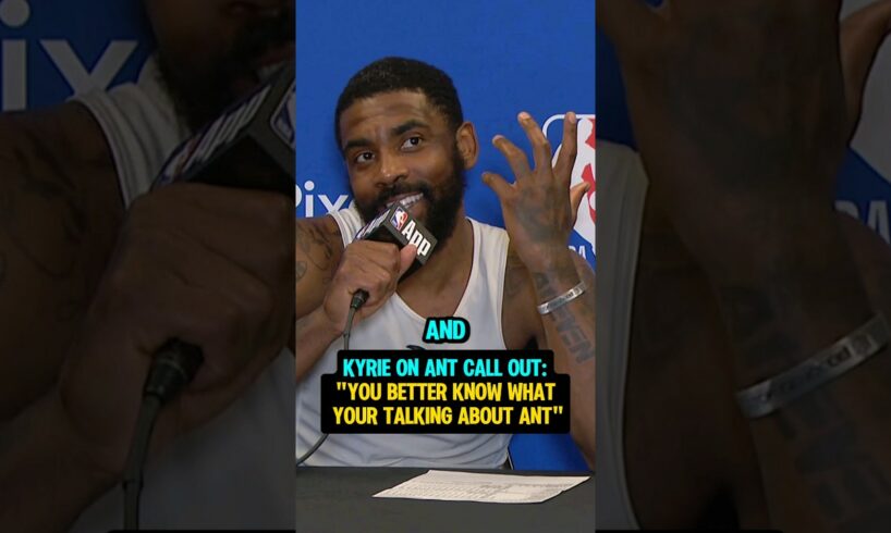 Kyrie had 24 Points in the 1st Half with ANT as his main matchup!😭