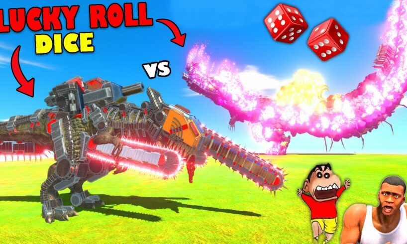 LUCKY MYSTERY ROLL A DICE BATTLES with SHINCHAN vs CHOP vs AMAAN-T in Animal Revolt Battle Sim