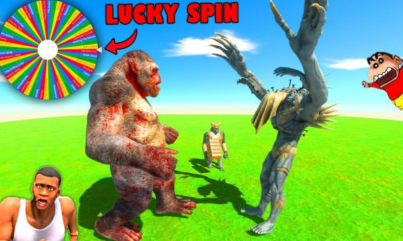 LUCKY MYSTERY SPIN BATTLES with SHINCHAN vs CHOP vs AMAAN-T in Animal Revolt Battle Sim ALL UNITS